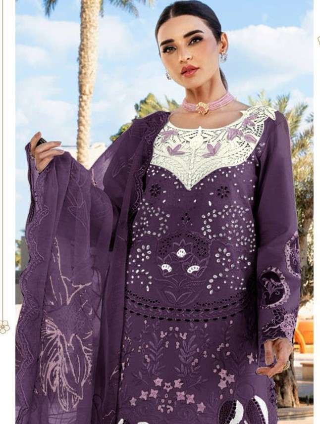MARIA B Emb Lawn Collection Desgin no -1668  by mehbbob tex